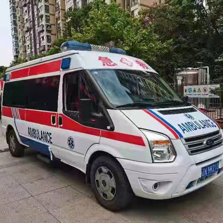 东光长途救护车护送病人返乡